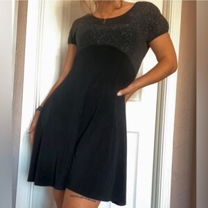 Zanoni By Jalate Vintage 90’s Black Sparkly Dress